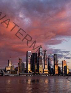 268 Veronica Yacono_Landscapes, Cityscapes, and Waterscapes ADVANCED COLOR_Pink Hudson Yards_Honorable Mention