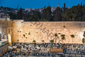 300 Gedalya Rapoport_Night Photography ADVANCED COLOR_The Wailing Wall at Dusk in The Holy City Of Jerusalem