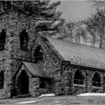 275 James Wanamaker_Cemeteries and Places of Worship ADVANCED MONOCHROME_Valley View Chapel ,Ticonderoga_Honorable Mention