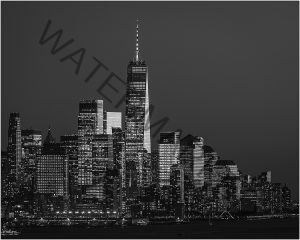 256 Jan Nazalewicz_Night Photography SALON MONOCHROME_Lower Manhattan_Honorable Mention