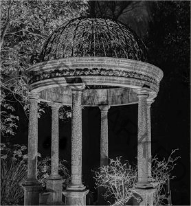 283 Patricia Landi_Night Photography ADVANCED MONOCHROME_Majesty of Longwood Gardens_Honorable Mention