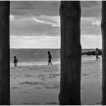 262 Linda Kontos_Compositional Elements SALON MONOCHROME_Three Boys at the Beach_Honorable Mention